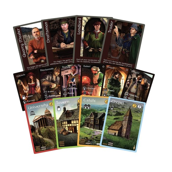 Builders of Blankenburg Boardgame Cobblestone Games Strategy New Sealed - Picture 7 of 8